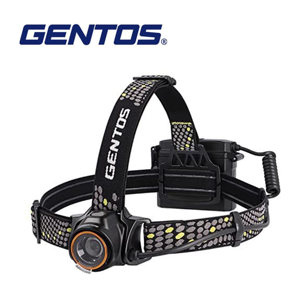 【Gentos】長時間照明頭燈- USB充電 550流明 IP64 LR-H534H