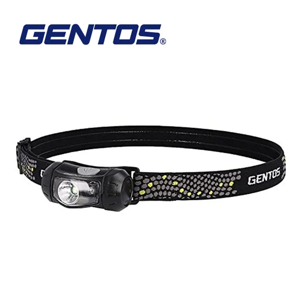 【Gentos】輕便頭燈- 120流明 IP64/ 黑色