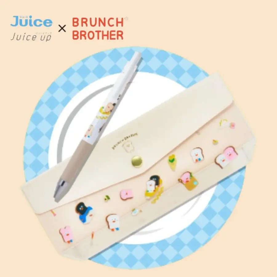 PILOT Juice up超級果汁筆/ 0.4/ Brunch Brother聯名/ 筆袋組/ B