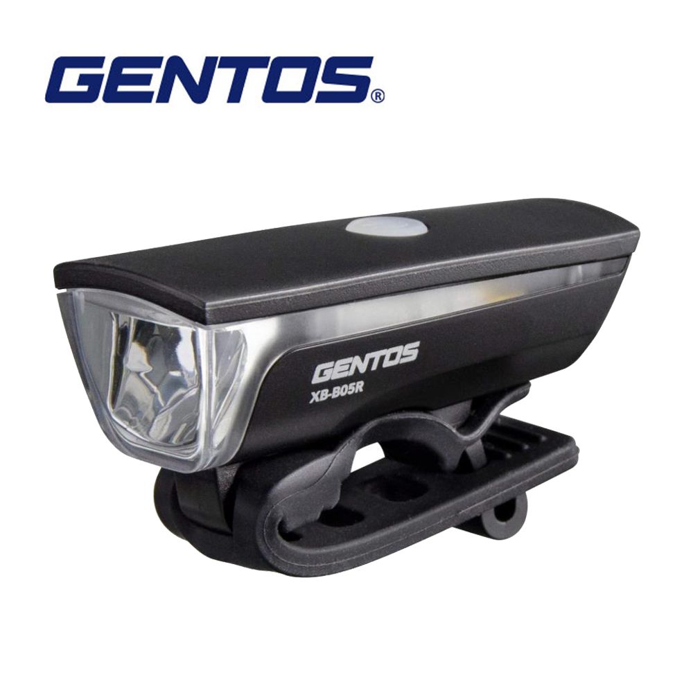 【Gentos】自行車燈 USB充電 160流明 IPX4 XB-B05R