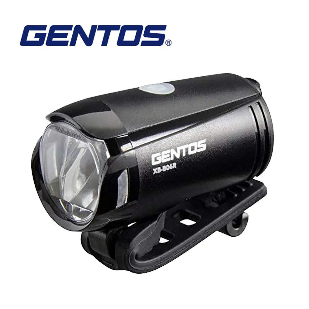 【Gentos】自行車燈 USB充電 210流明 IPX4 XB-B06R