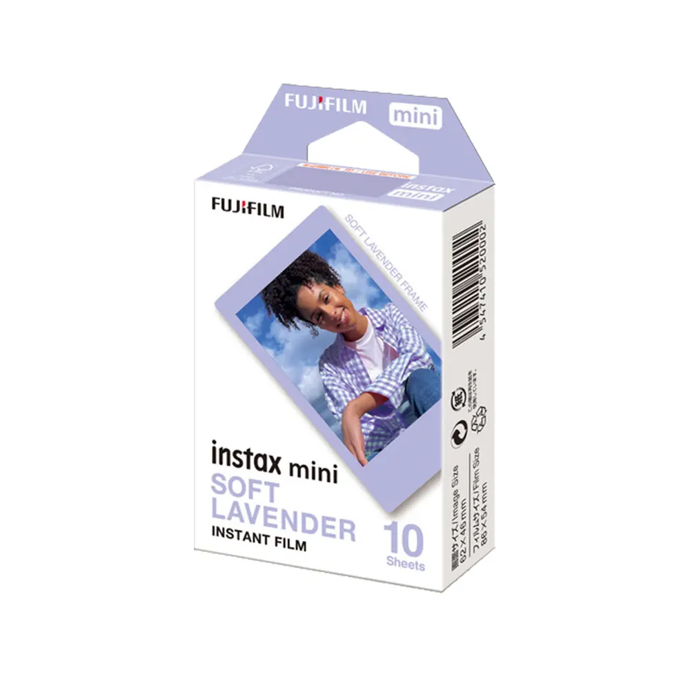 FUJIFILM富士instax mini卡通拍立得底片/ 薰衣草紫/ 1盒組(10張)