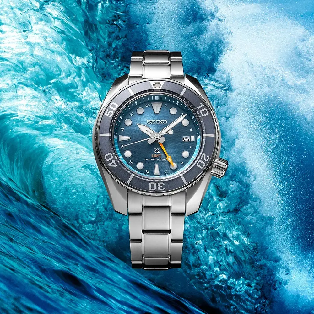 SEIKO 精工 Prospex Sumo GMT 太陽能潛水石英錶-45mm(SFK001J1/5K65-0AA0B)
