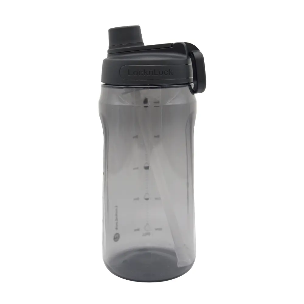 LocknLock樂扣樂扣大容量豪飲冷水壺/ 1.5L/ 附吸管/ 黑色