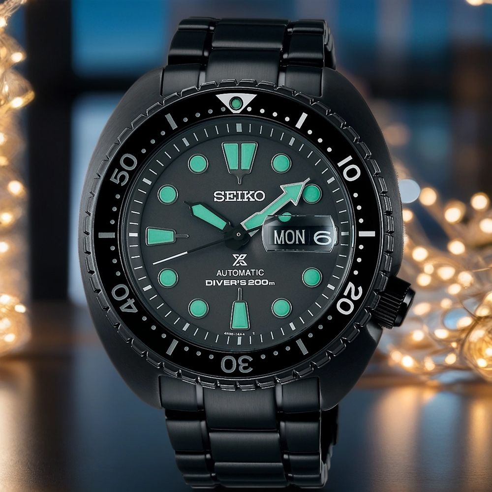 SEIKO 精工 Prospex 黑潮夜視 200米潛水機械錶-45mm(SRPK43K1/4R36-06Z0SD)
