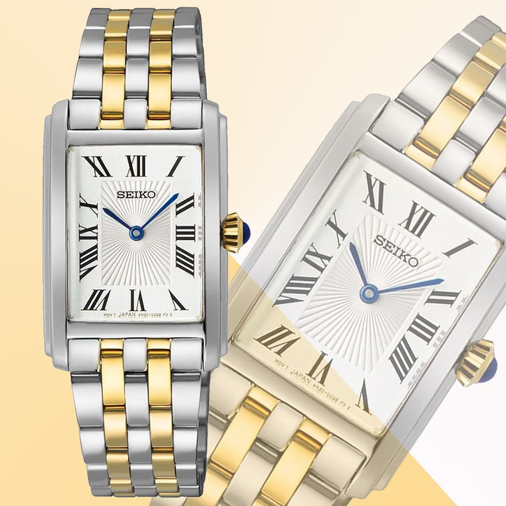 SEIKO 精工 CS系列優雅羅馬長方形女錶 4N30-00M0KS SWR087P1