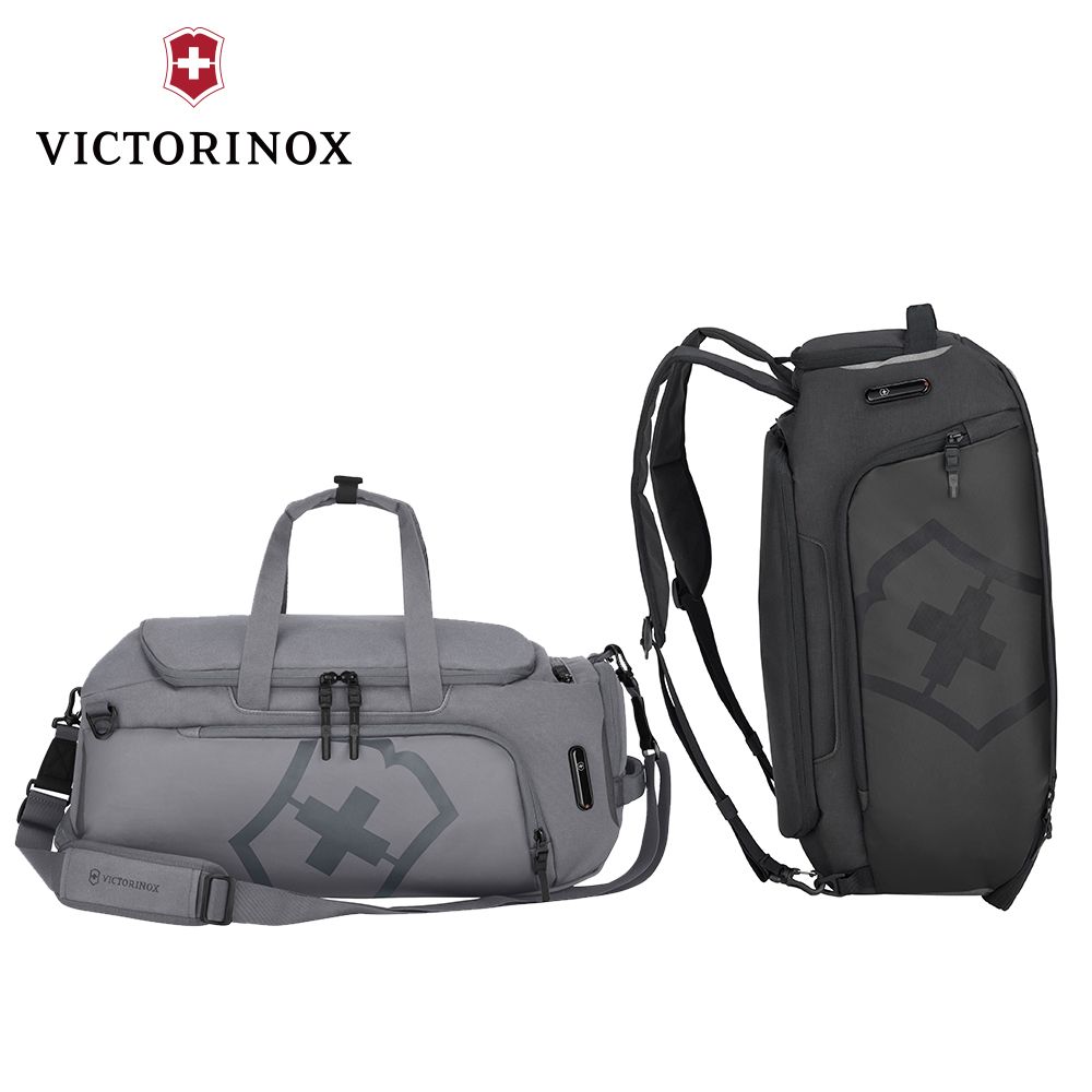 VICTORINOX 瑞士維氏 Vx Touring 2.0 三用抗菌中型旅行袋-黑