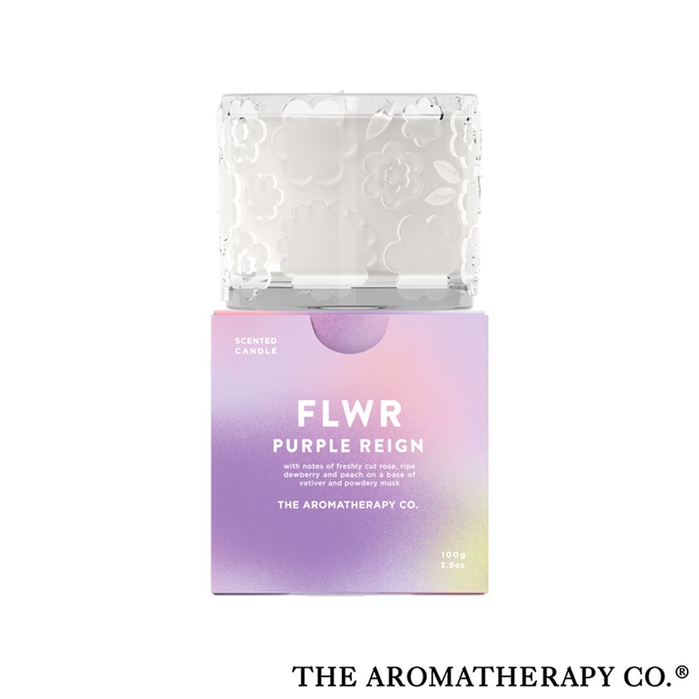 Aromatherapy Co FLWR 系列 Purple Reign 炫彩紫莓 100g 香氛蠟燭