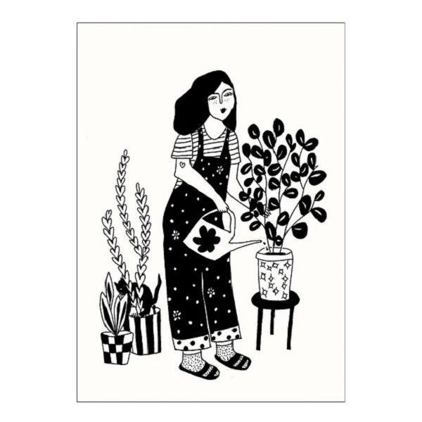 比利時 helen b 明信片/ plant lover