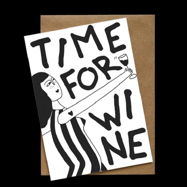 比利時 helen b 卡片/ time for wine