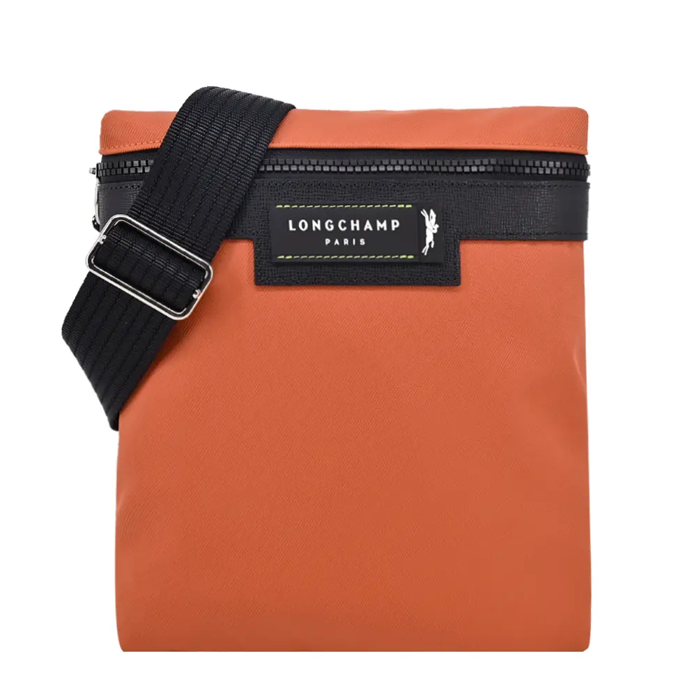 LONGCHAMP LE PLIAGE ENERGY系列再生尼龍直式斜背包(赭)/平行輸入