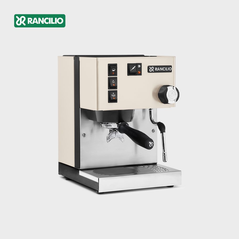 【RANCILIO 藍奇里奧】Silvia 單鍋爐單孔 家用半自動義式咖啡機 (時尚白)