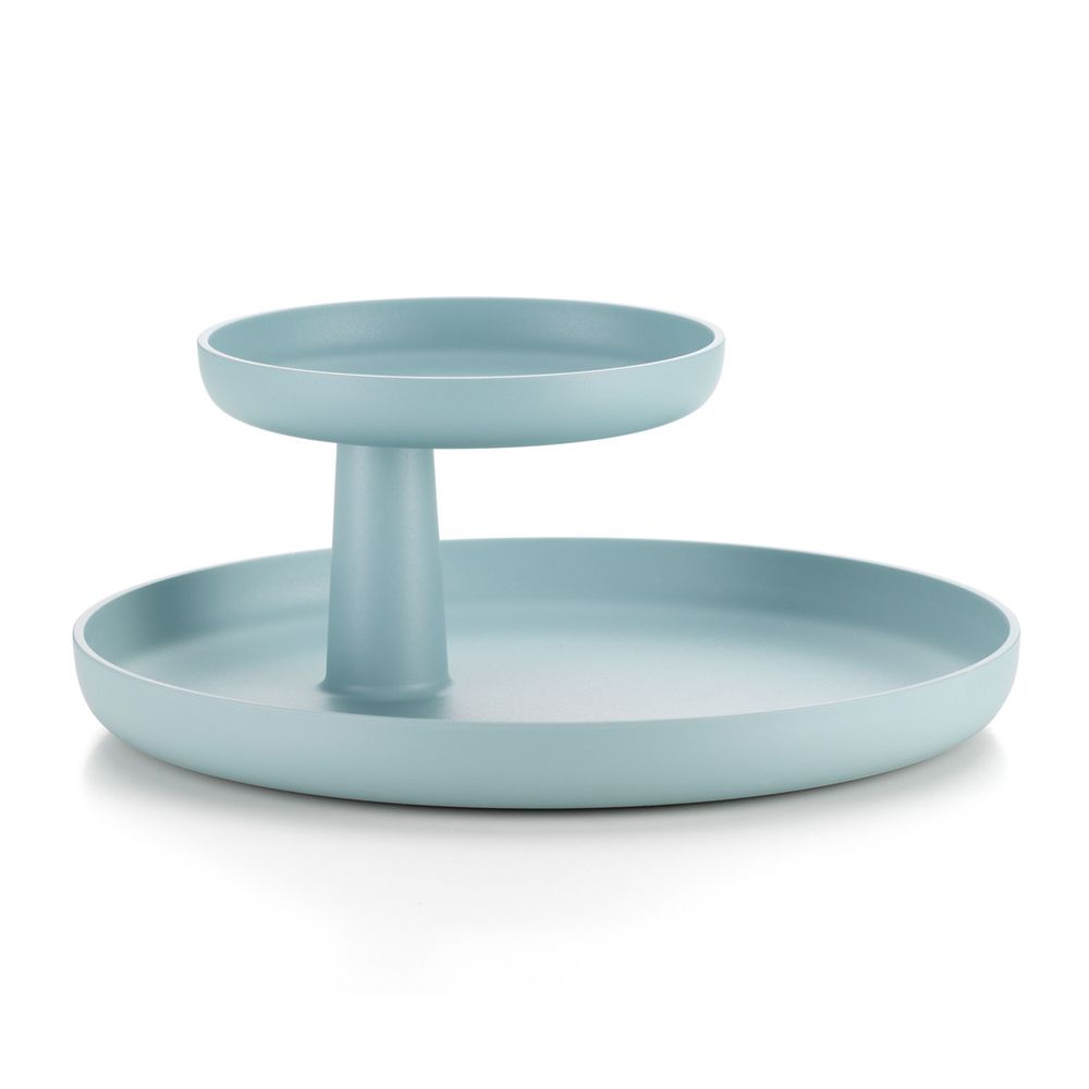 北歐櫥窗/Vitra Rotary Tray 轉一轉雙層盤(冰灰藍)