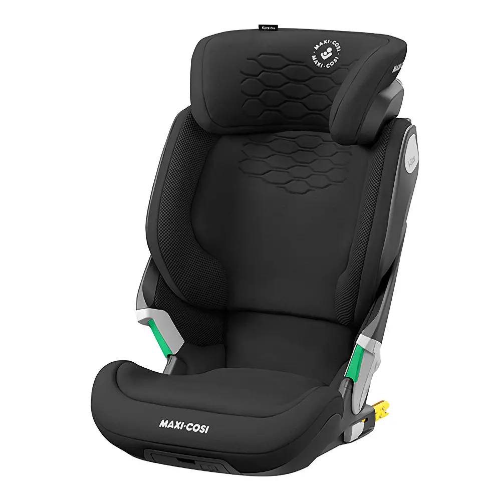 配合身型一鍵調整➤荷蘭 MAXI-COSI Kore Pro 智能感壓夜光兒童安全座椅/ 石墨黑