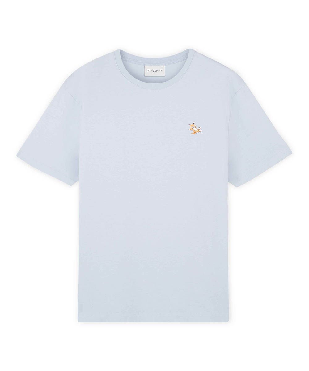 MAISON KITSUNÉ 寶寶藍悠閒狐狸LOGO經典短TEE/中性/XS