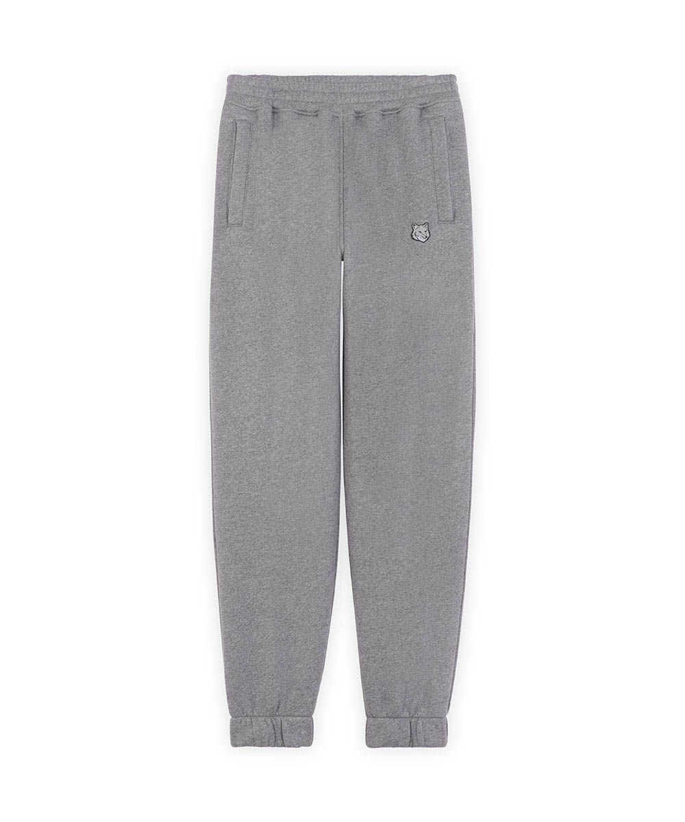 MAISON KITSUNÉ 靜謐灰變化狐狸頭LOGO舒適束口運動褲/中性/M