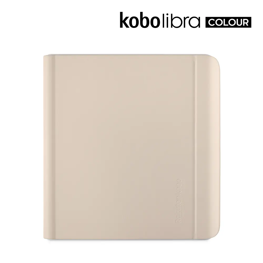 樂天Kobo Libra Colour原廠磁感應保護殼 (附筆槽)/ 奶茶米