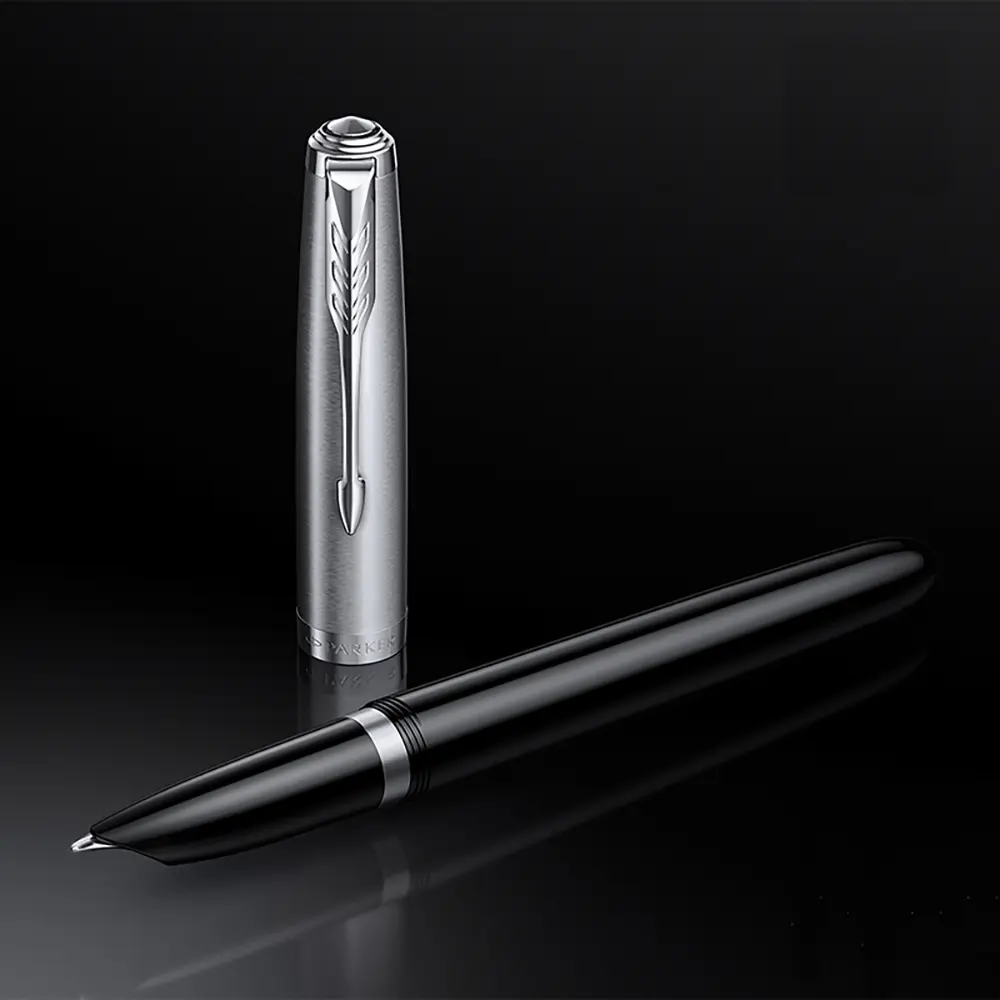 PARKER 51復刻版黑桿鋼筆/ F尖