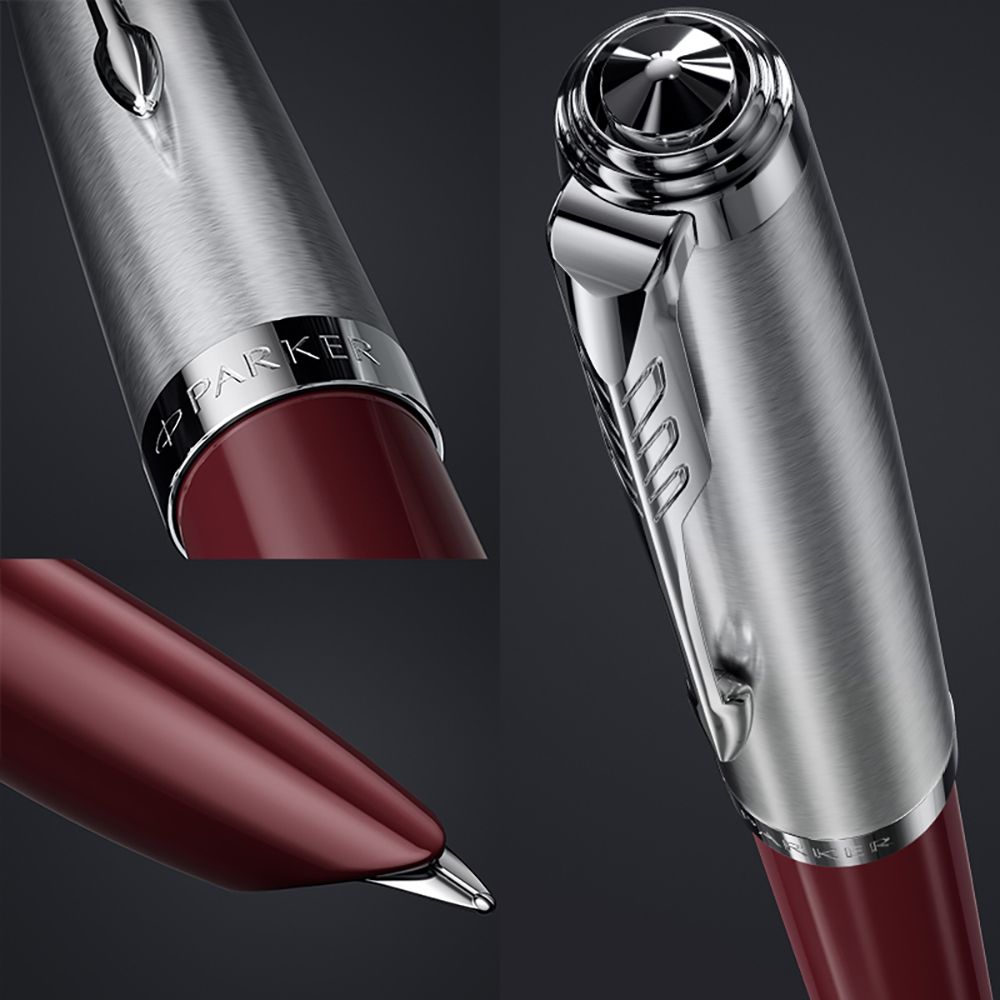 PARKER 51復刻版紅桿鋼筆/ F尖