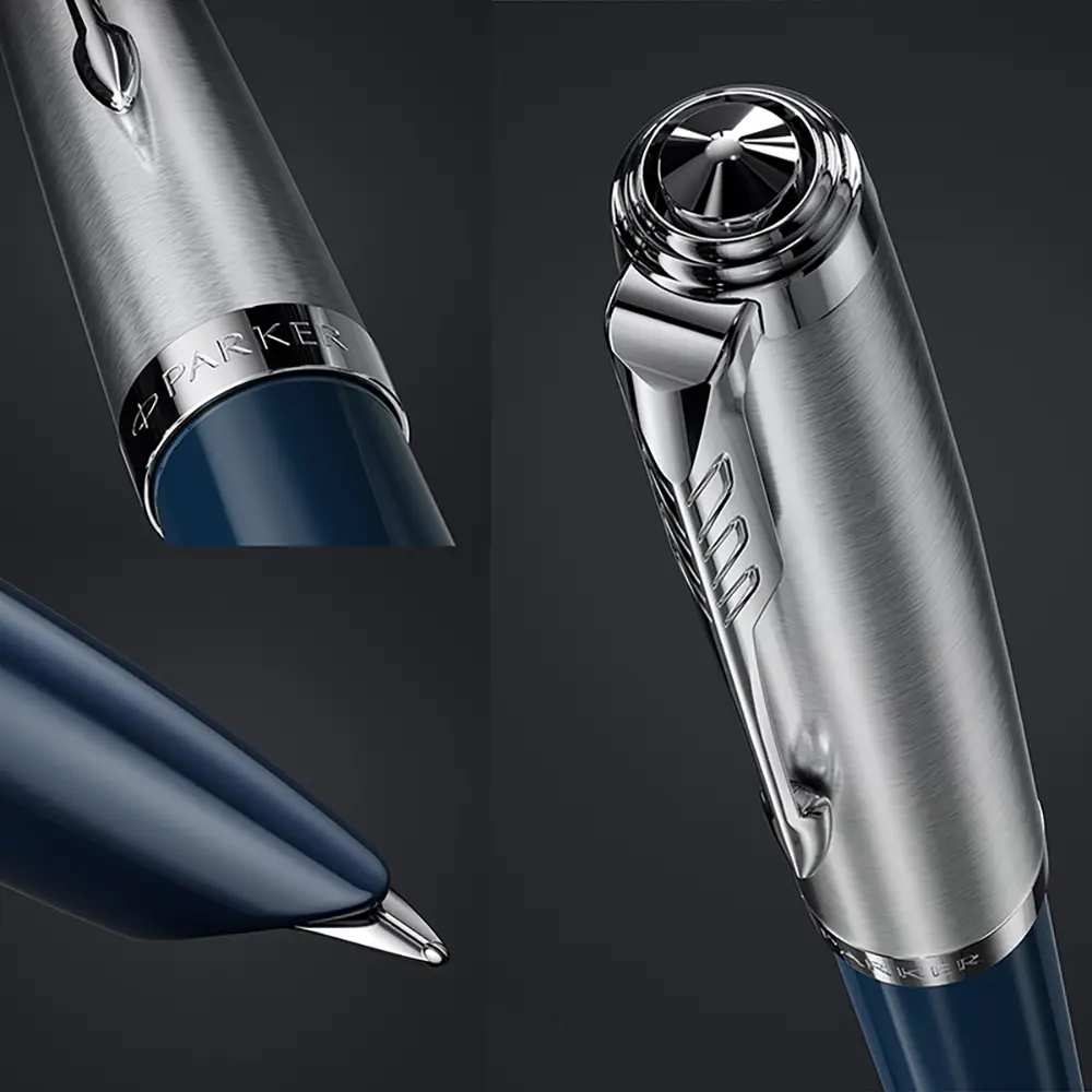 PARKER 51復刻版藍桿鋼筆/ F尖