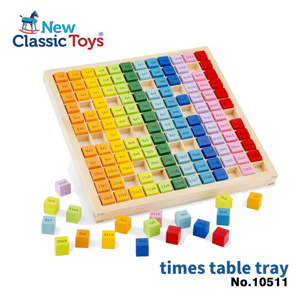 【荷蘭New Classic Toys】九九乘法表學習積木玩具-10511