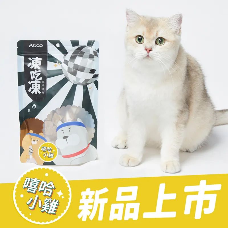 Abao凍吃凍原肉凍乾/ 嘻哈小雞/ 50g/ 單包