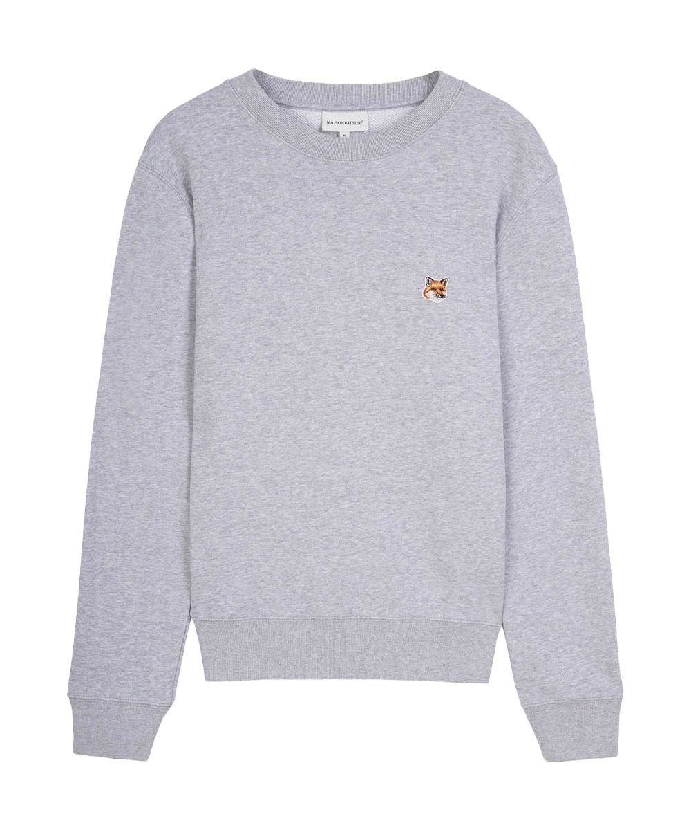 MAISON KITSUNÉ 北方雨滴灰狐狸頭LOGO經典衛衣/中性/XL