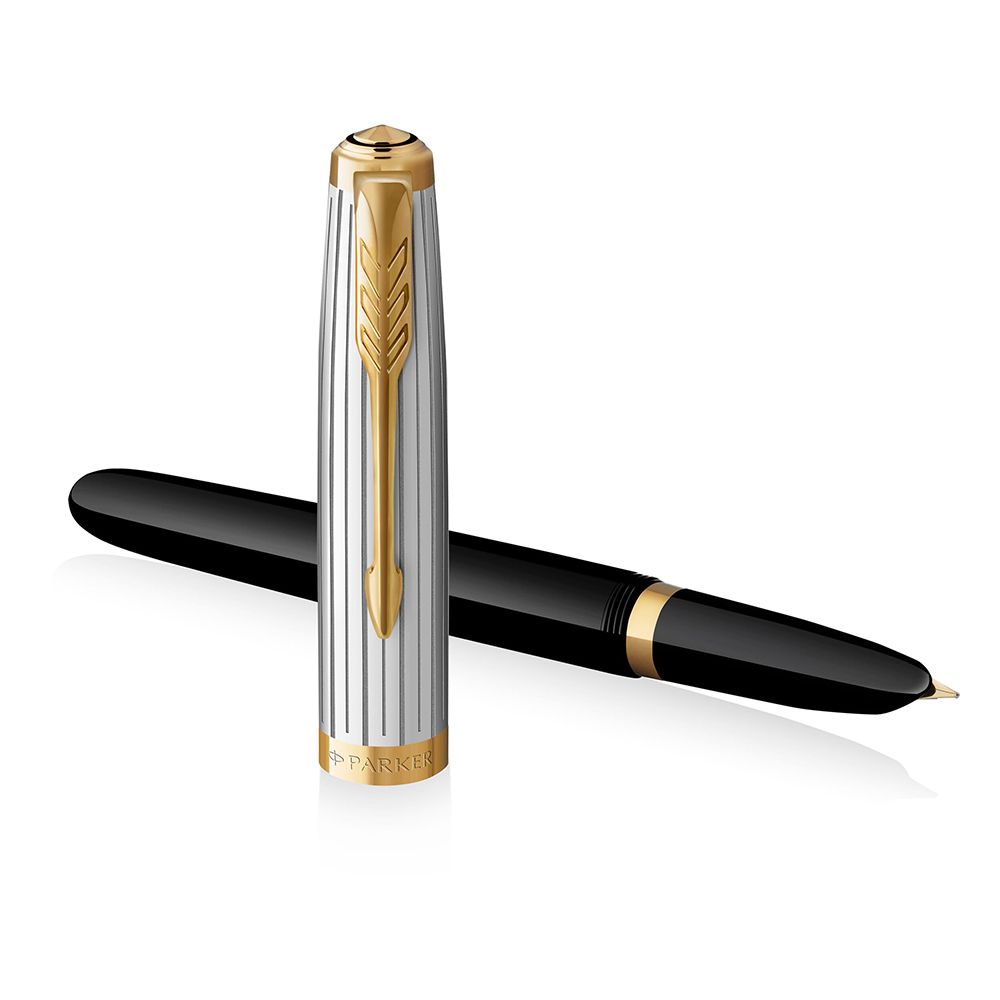 PARKER 51雅致系列黑金夾鋼筆/ F尖