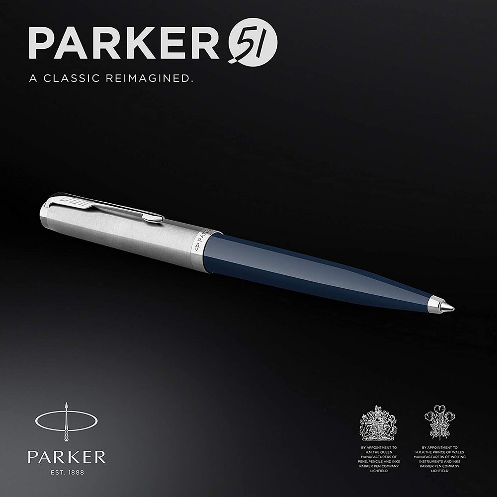 PARKER 51復刻版藍桿原子筆