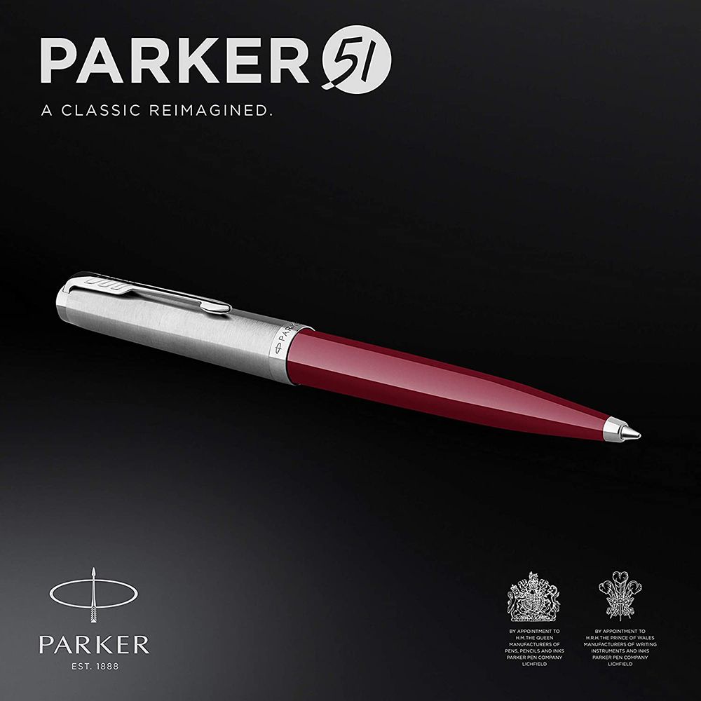 PARKER 51復刻版紅桿原子筆