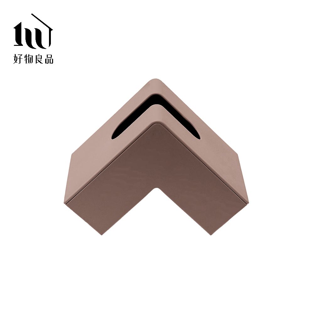 【好物良品】日式雙向抽取L型面紙盒/ 咖啡色