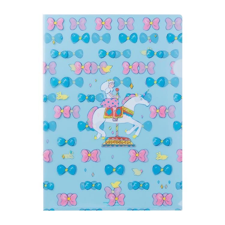 日本 MARK'S X 北澤平祐 L型資料夾/ A4/ 藍/ 2入