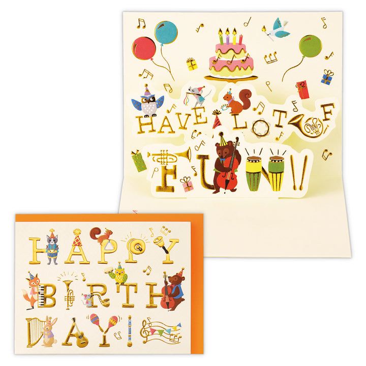 美國 Hallmark 立體生日卡/ 生日音樂會