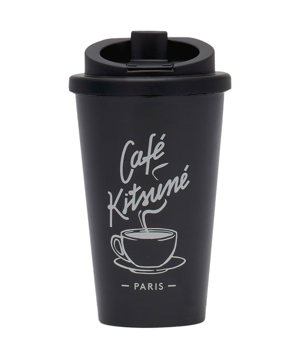 CAFÉ KITSUNÉ 黑色狐狸咖啡師環保隨行杯
