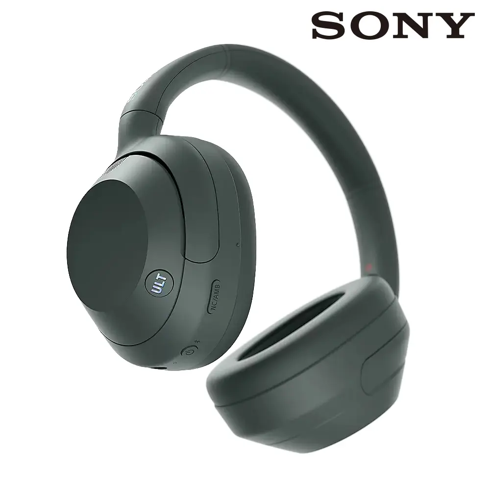 SONY ULT WEAR WH-ULT900N 無線重低音降噪耳機 (公司貨 保固12個月)/ 森林灰