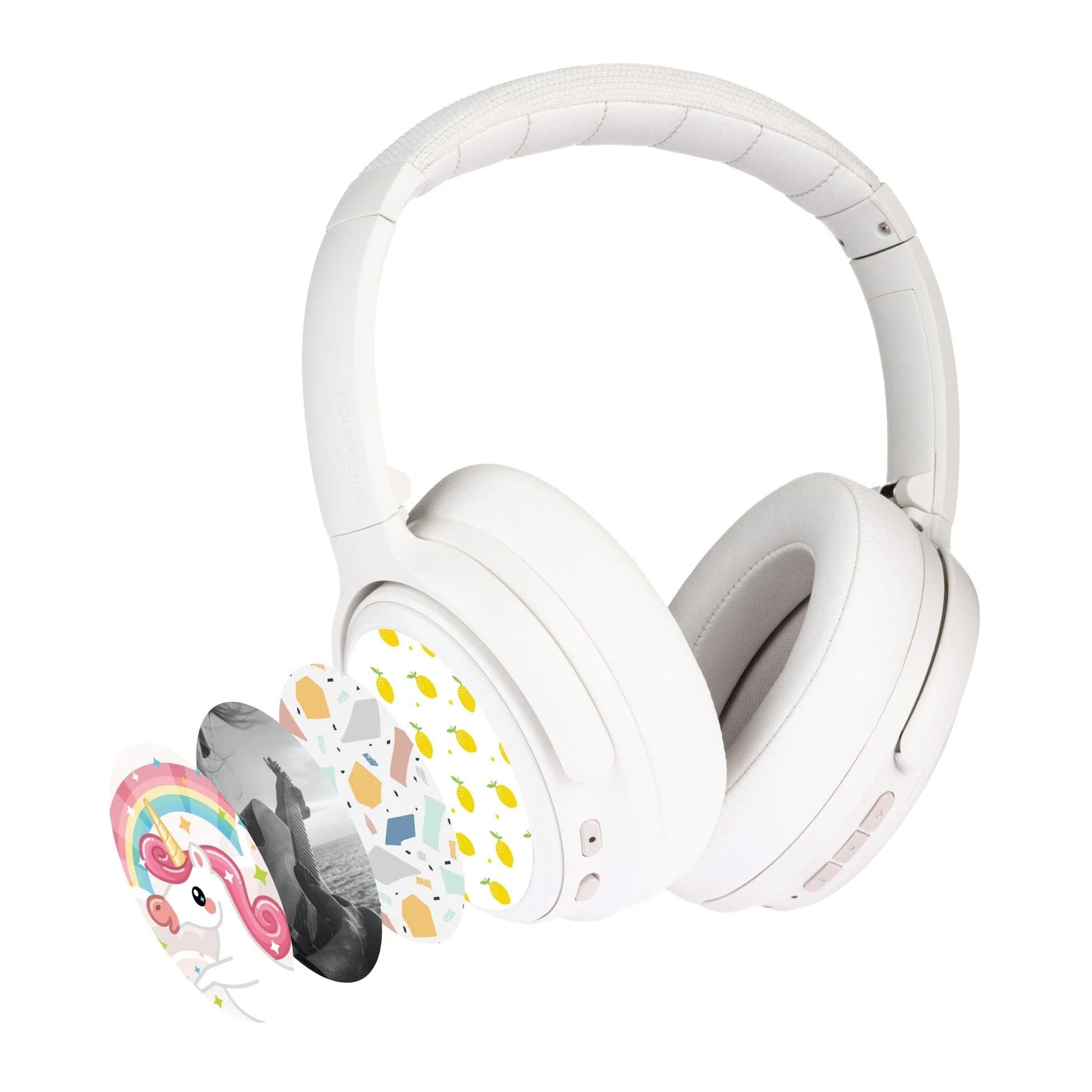 BuddyPhones Cosmos Fun 藍芽降噪旅遊系列 兒童耳機 (白色)