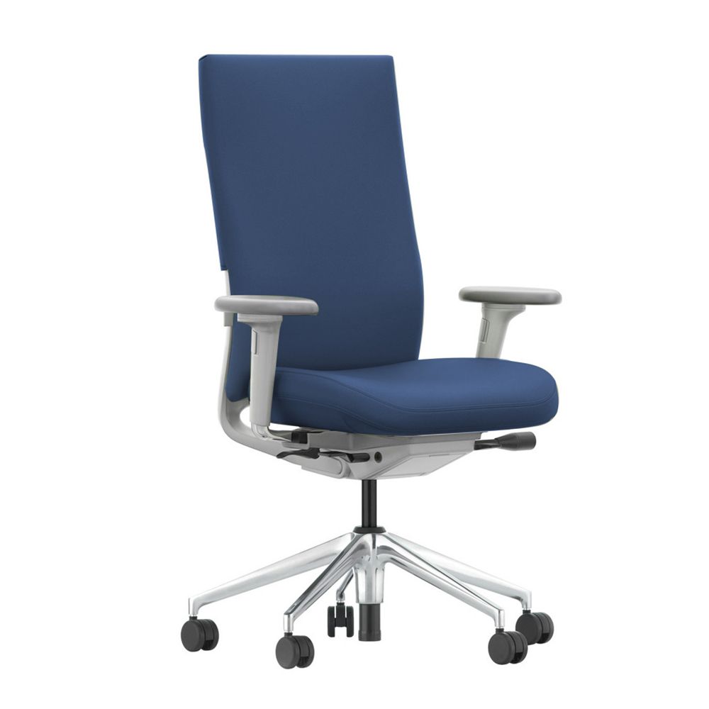 北歐櫥窗/Vitra ID Soft L 全能舒適高背辦公椅(單寧藍椅背 x 單寧藍座墊、2D扶手)