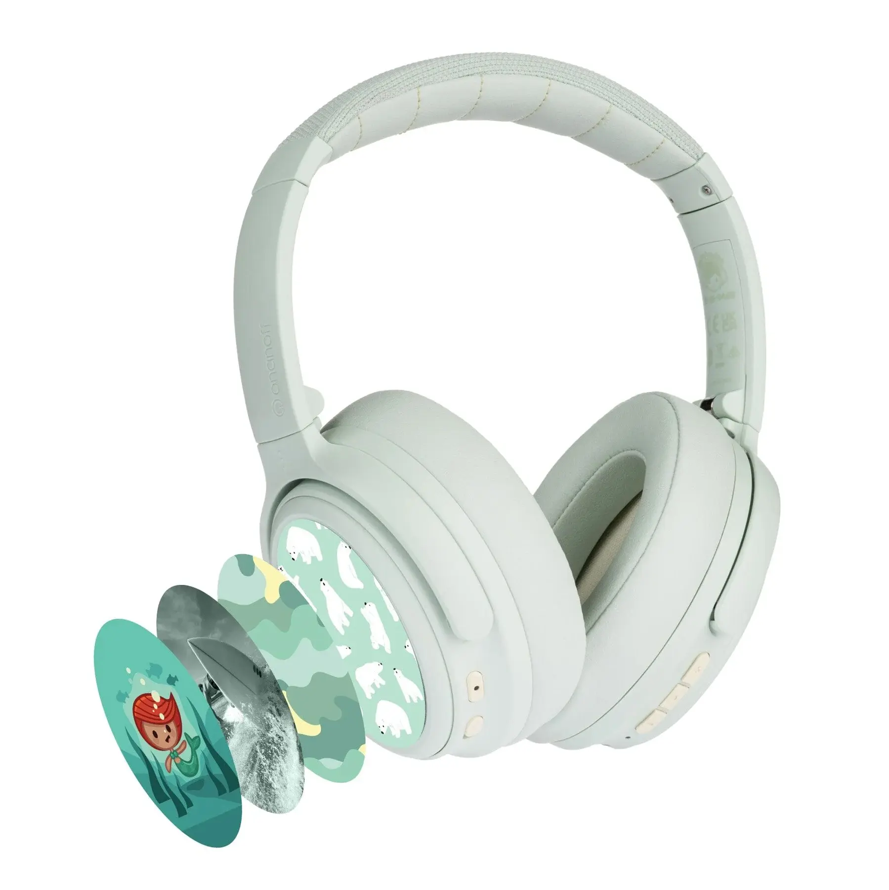 BuddyPhones Cosmos Fun 藍芽降噪旅遊系列 兒童耳機 (綠色)