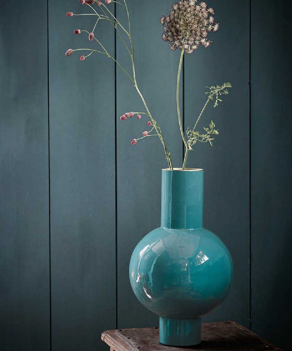 PIP STUDIO 金屬球造型綠色中花瓶24x40cm