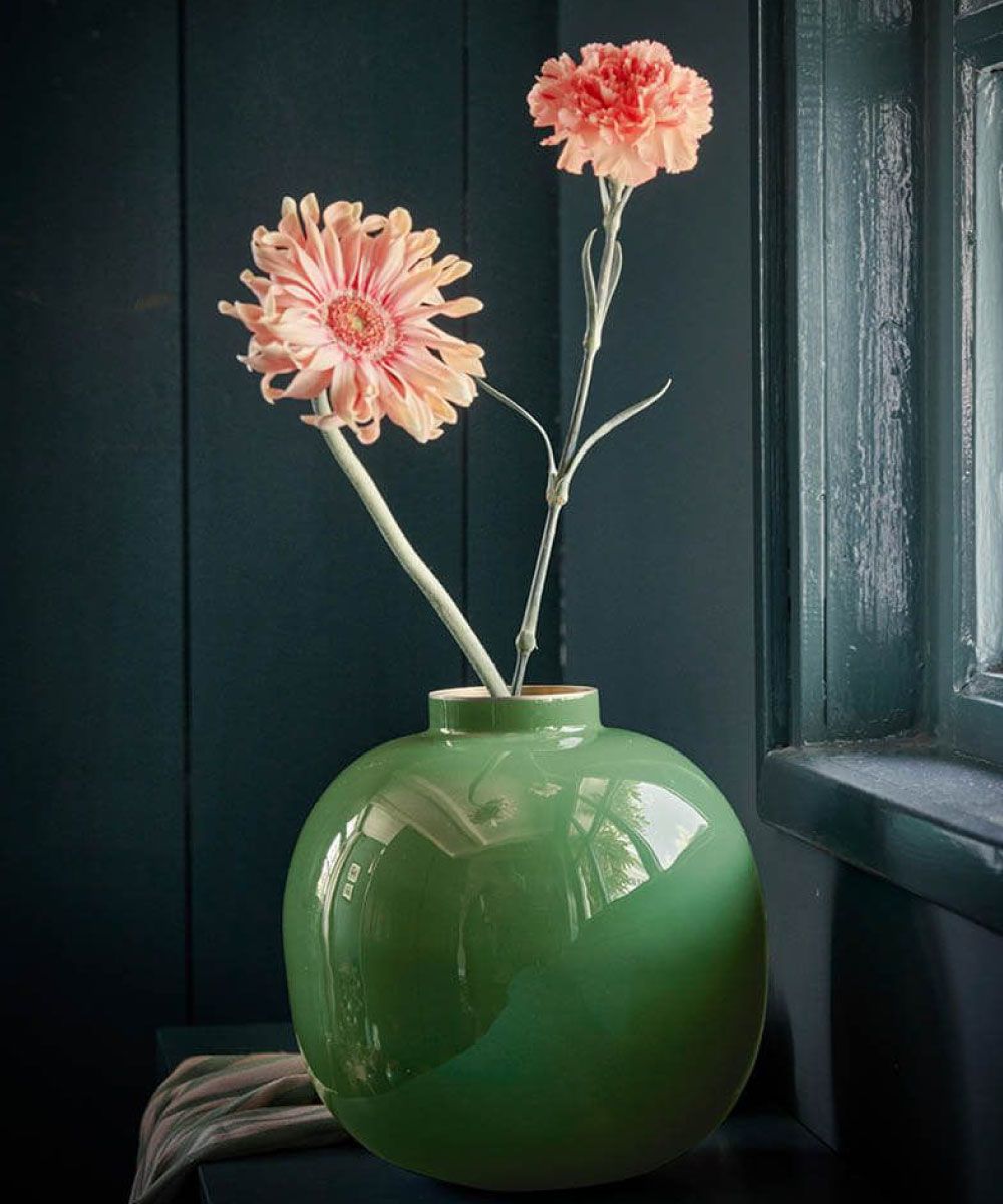 PIP STUDIO 金屬濃綠花瓶23cm
