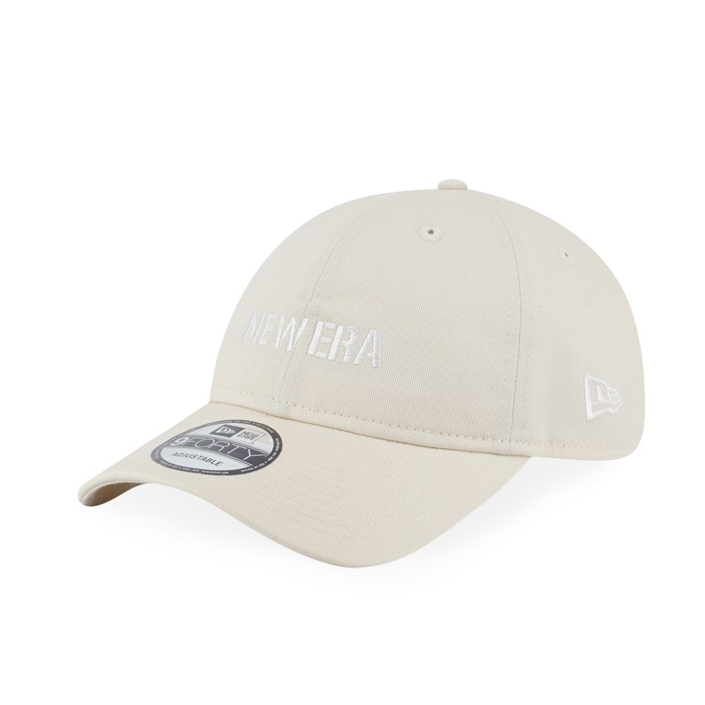 NEW ERA 940UNST NE METAL BUCKLE棒球帽/ 奶油/ OSFM