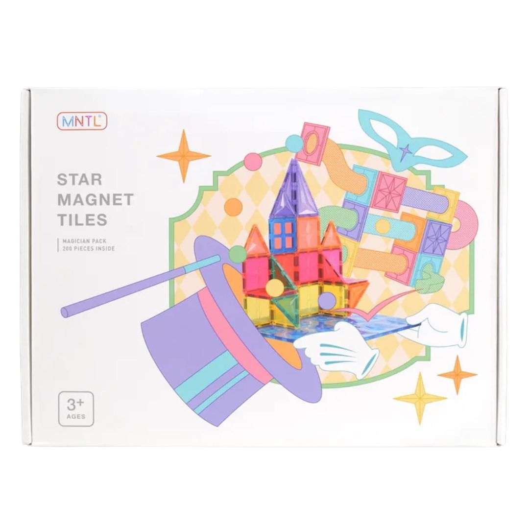 MNTL磁力片/ 魔術師組合/ 經典色/ 200pcs