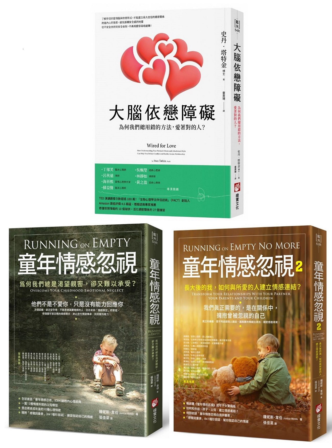 童年情感障礙療癒系列套書: 大腦依戀障礙+童年情感忽視+童年情感忽視 2 (3冊合售)