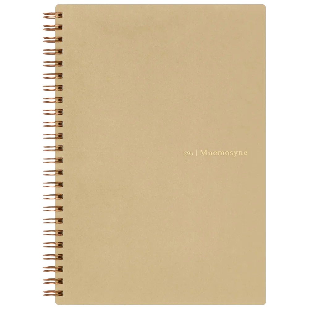 maruman Mnemosyne 20周年誠品限定軟皮7mm橫線筆記本/ A5/ 金色
