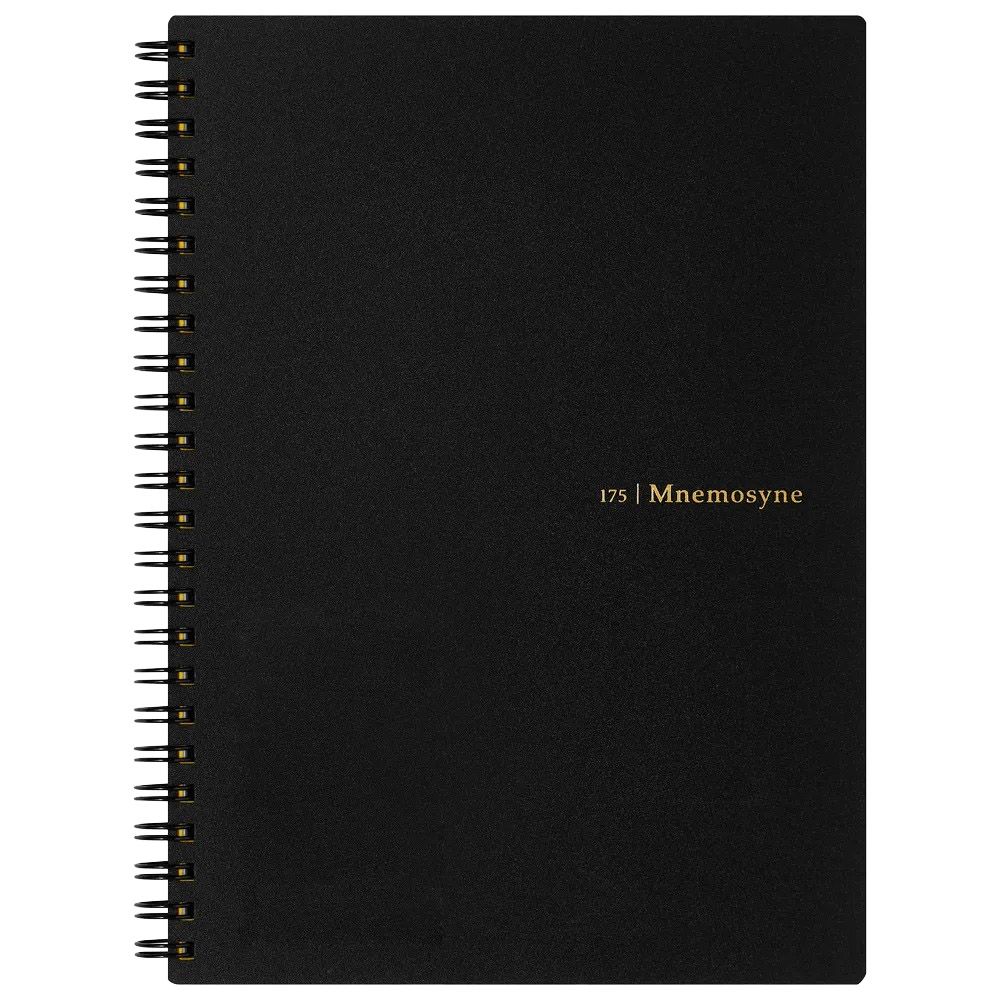 maruman Mnemosyne 8mm橫線兩欄線圈筆記本/ A5