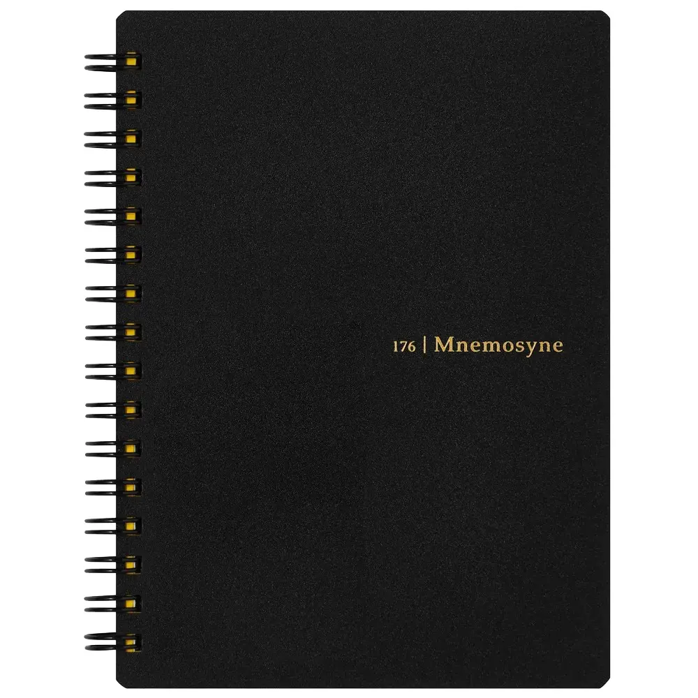 maruman Mnemosyne 7mm橫線線圈筆記本/ A6
