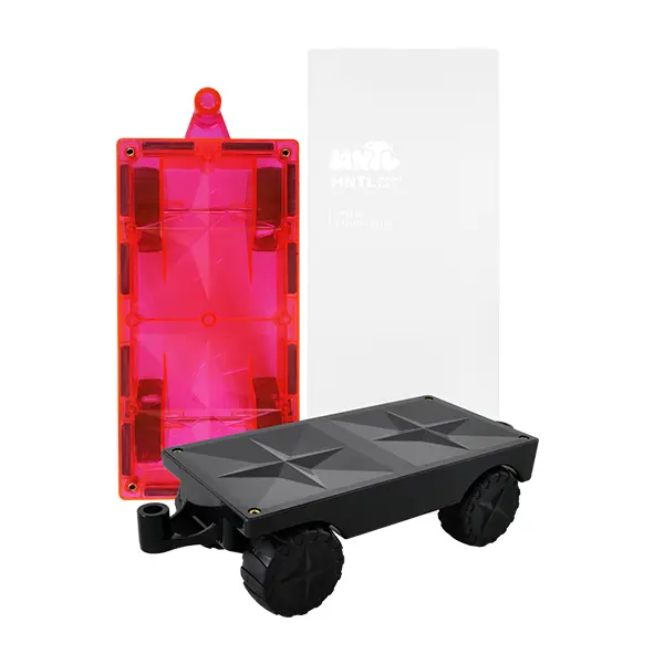 MNTL磁力片/ 駕駛員潮流色Drivers Special/ 黑色+螢光粉紅/ 2pcs
