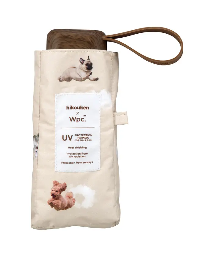 日本 Wpc. x 飛行犬 完全遮光UV100%折傘/ Shading Flying Dog Beige