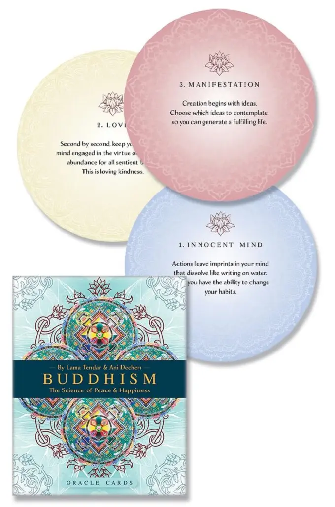 Buddhism Oracle Cards: The Science of Peace & Happiness