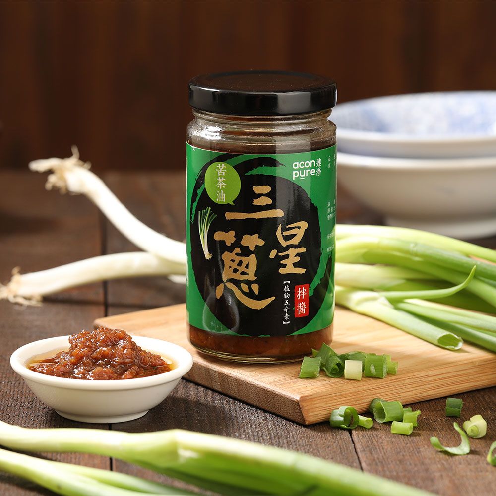 連淨苦茶油三星蔥拌醬